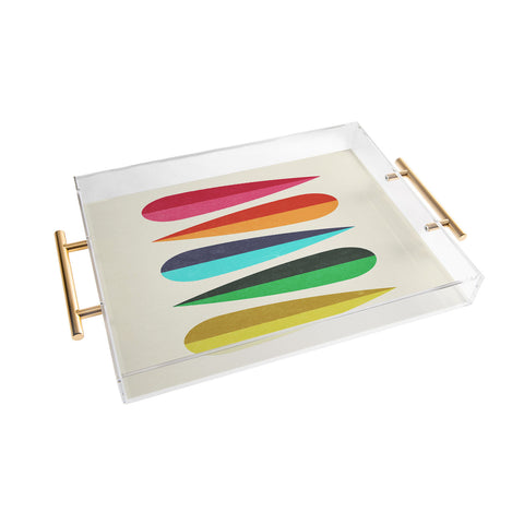Trevor May Feathers I Acrylic Tray