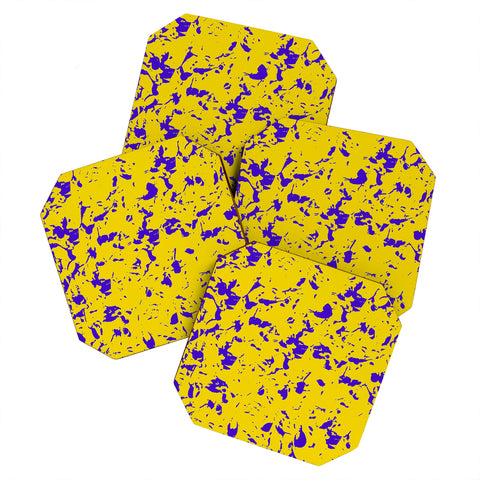 Triangle Footprint 1florec4 Coaster Set