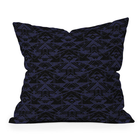 Triangle Footprint 1tridiv2big Outdoor Throw Pillow