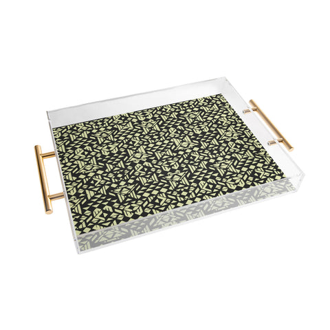 Triangle Footprint 2tridiv1big Acrylic Tray