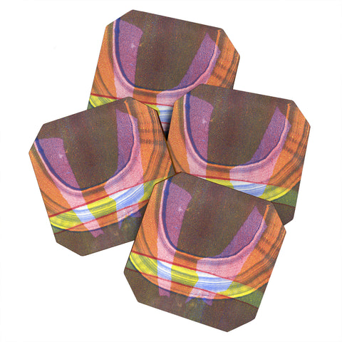 Triangle Footprint a little bit of pressure Coaster Set