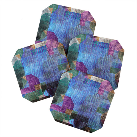 Triangle Footprint Ca1 Coaster Set
