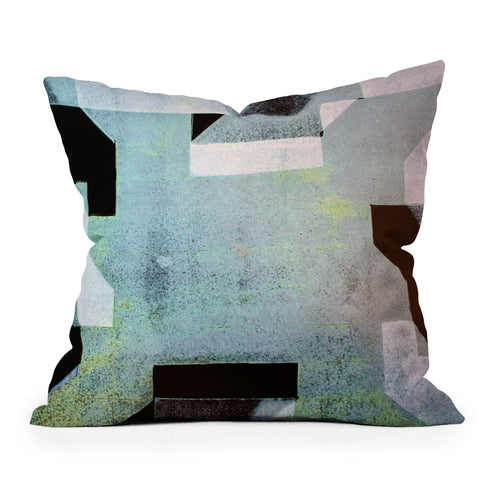 Triangle Footprint Ca6 Outdoor Throw Pillow