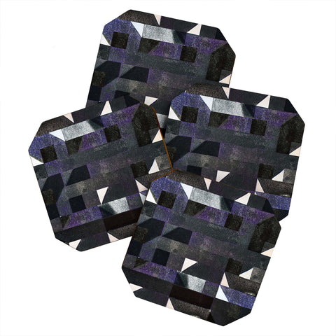 Triangle Footprint Ca7 Coaster Set