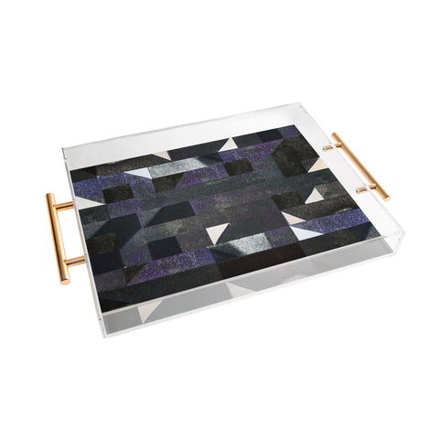 Triangle Footprint Ca7 Acrylic Tray