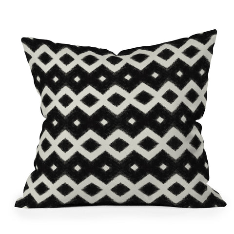 Triangle Footprint cbw2m Outdoor Throw Pillow