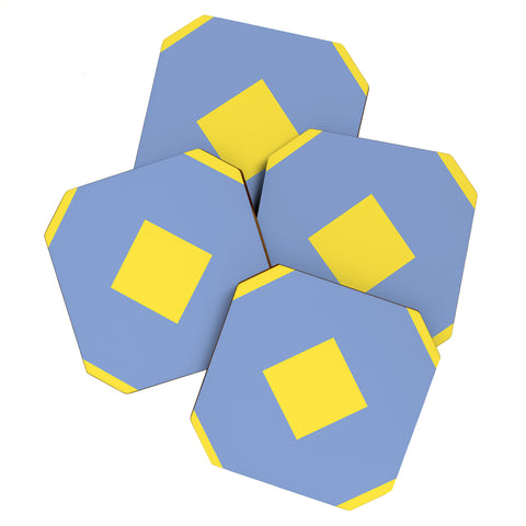 Triangle Footprint cc1 Coaster Set