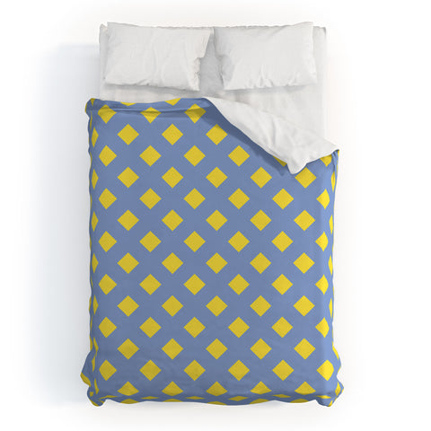 Triangle Footprint cc1mrpt Duvet Cover