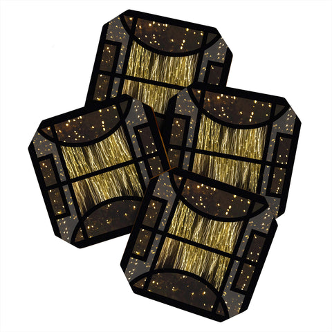 Triangle Footprint Cosmos3 Coaster Set