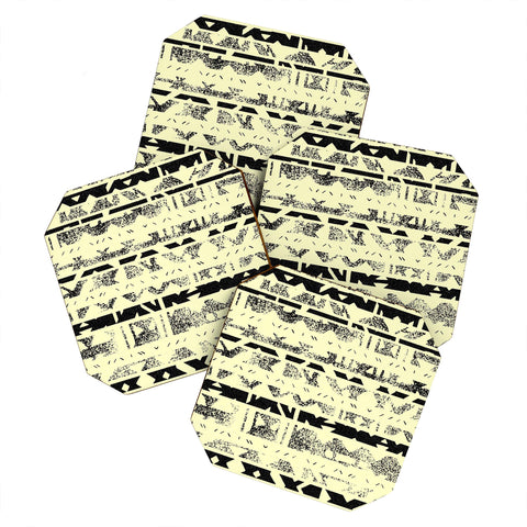 Triangle Footprint Lindiv1 Coaster Set