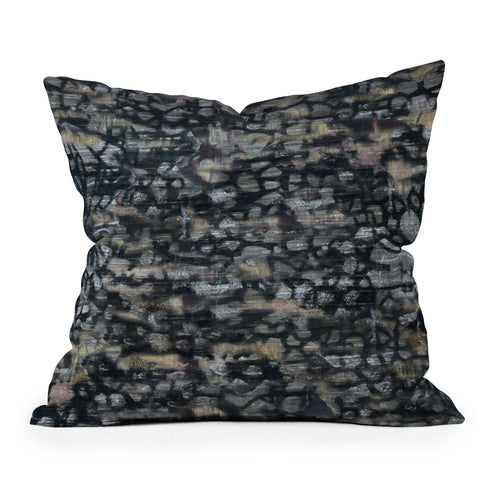 Triangle Footprint ms1c1 Outdoor Throw Pillow