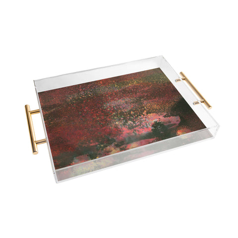Triangle Footprint nobody is gonna move Acrylic Tray