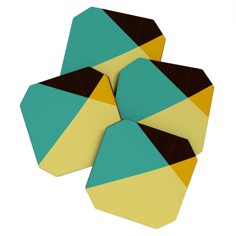 Triangle Footprint Tridiv1 Mega1 Coaster Set