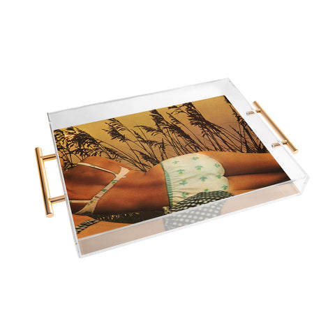 Tyler Varsell Beach Reeds Acrylic Tray