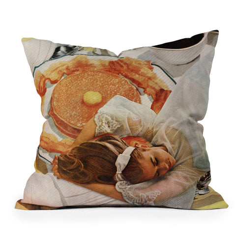 Tyler Varsell Breakfast I Outdoor Throw Pillow