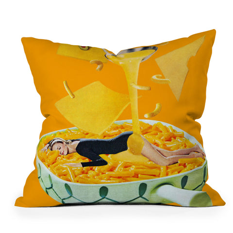 Tyler Varsell Cheese Dreams Outdoor Throw Pillow