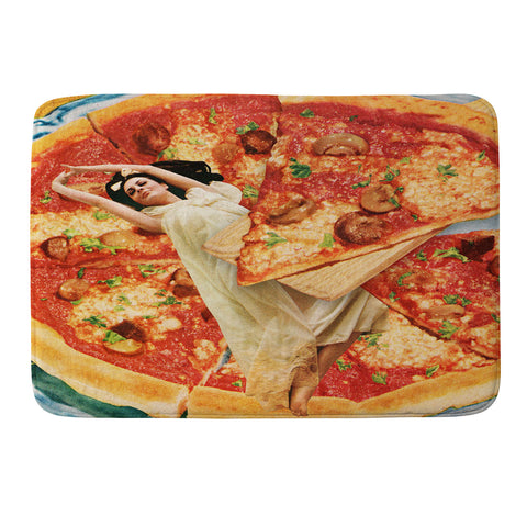 Tyler Varsell Even Bad Pizza is Good Pizza Memory Foam Bath Mat