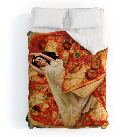 Tyler Varsell Even Bad Pizza is Good Pizza Comforter