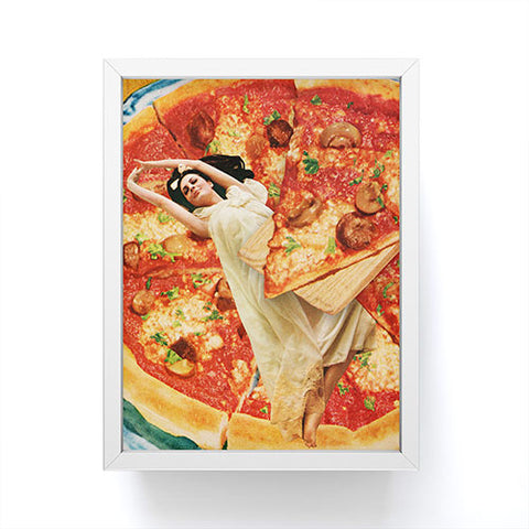 Tyler Varsell Even Bad Pizza is Good Pizza Framed Mini Art Print