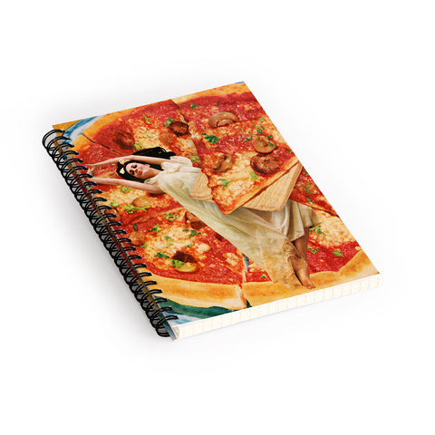 Tyler Varsell Even Bad Pizza is Good Pizza Spiral Notebook