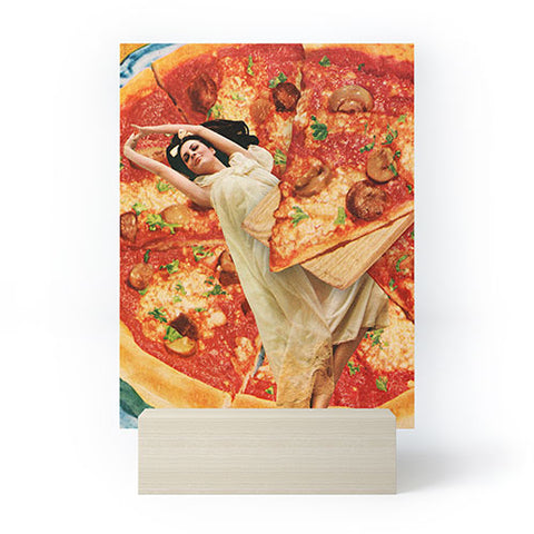 Tyler Varsell Even Bad Pizza is Good Pizza Mini Art Print