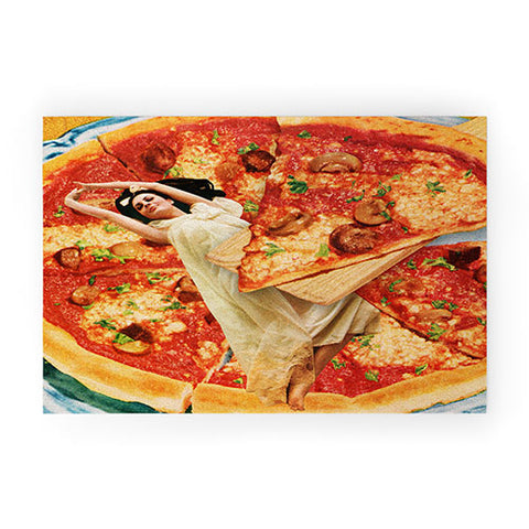 Tyler Varsell Even Bad Pizza is Good Pizza Welcome Mat