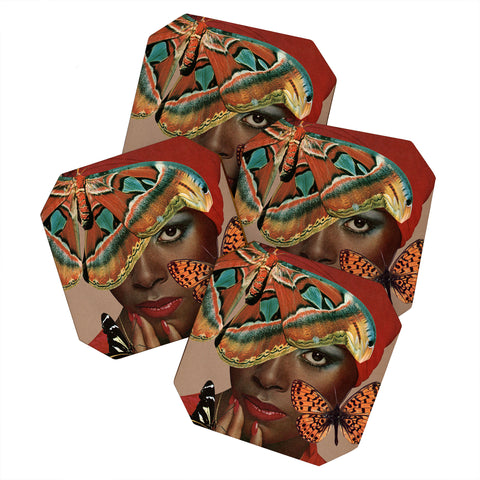 Tyler Varsell Flutter I Coaster Set