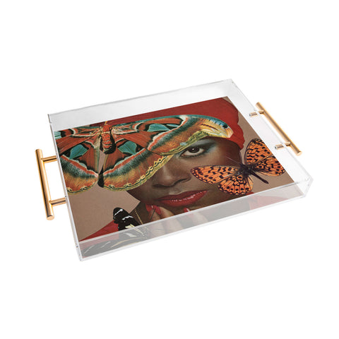 Tyler Varsell Flutter I Acrylic Tray