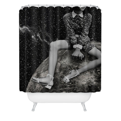 Tyler Varsell Full Moon Shower Curtain