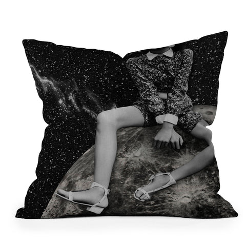 Tyler Varsell Full Moon Throw Pillow