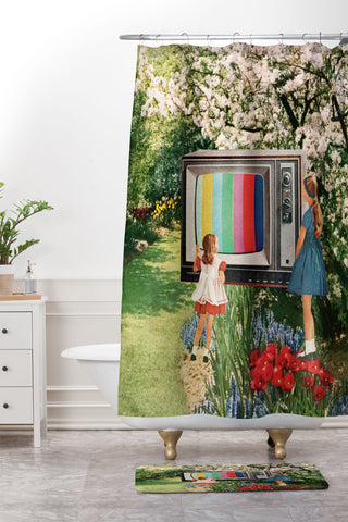 Tyler Varsell Kids These Days II Shower Curtain And Mat