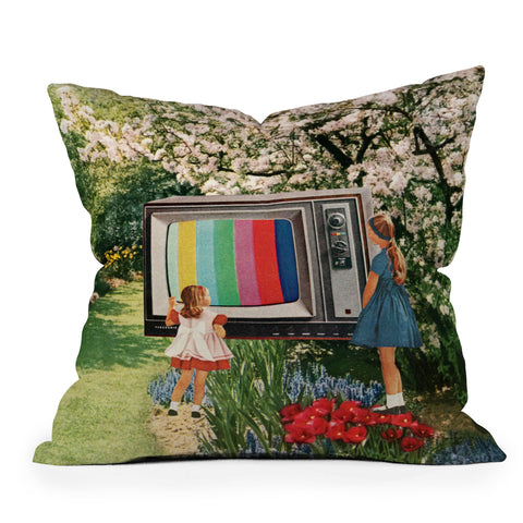 Tyler Varsell Kids These Days II Throw Pillow