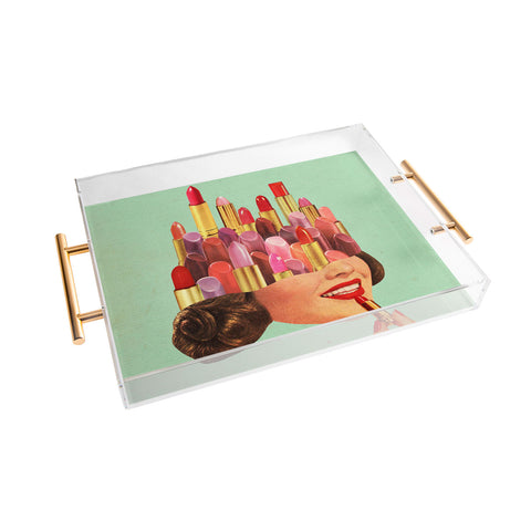 Tyler Varsell Lipstick Mint Acrylic Tray