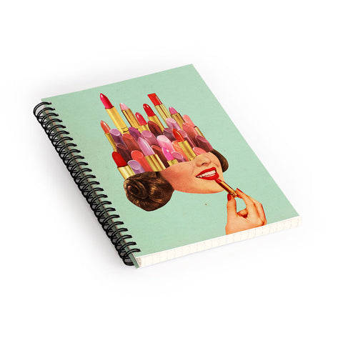 Tyler Varsell Lipstick Mint Spiral Notebook