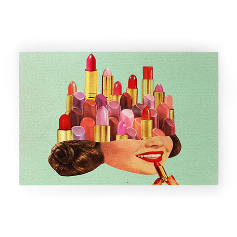 Tyler Varsell Lipstick Mint Welcome Mat