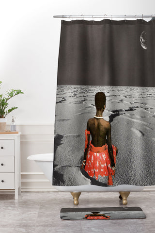 Tyler Varsell Somewhere Far Away Shower Curtain And Mat