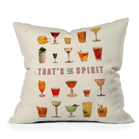 Tyler Varsell Thats the Spirit I Outdoor Throw Pillow