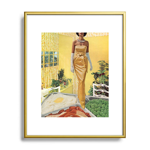 Tyler Varsell TV Dinner Metal Framed Art Print