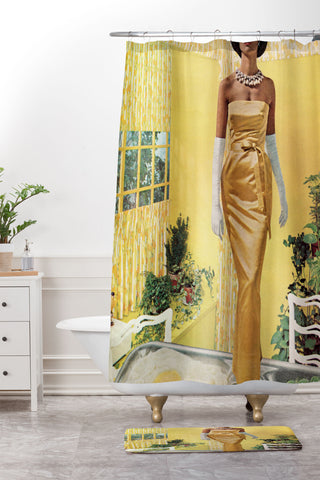 Tyler Varsell TV Dinner Shower Curtain And Mat