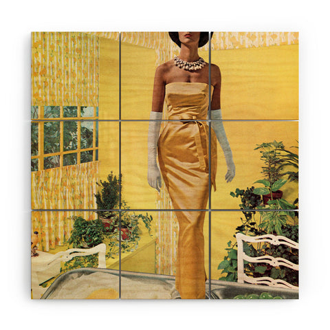 Tyler Varsell TV Dinner Wood Wall Mural