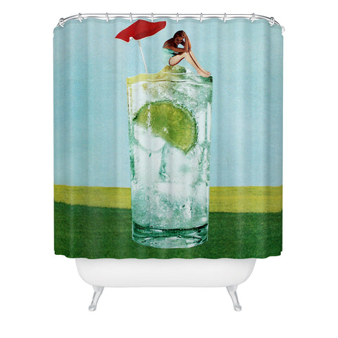 Tyler Varsell Umbrella II Shower Curtain