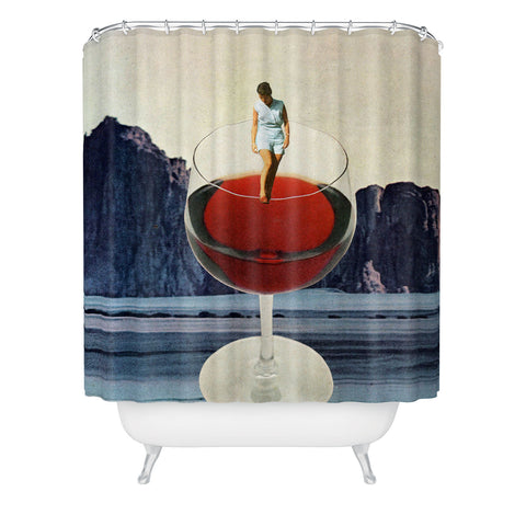 Tyler Varsell Wino Shower Curtain