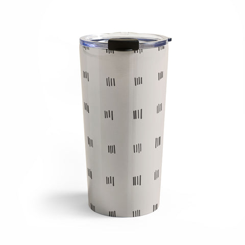 Urban Wild Studio desert check small charcoal Travel Mug