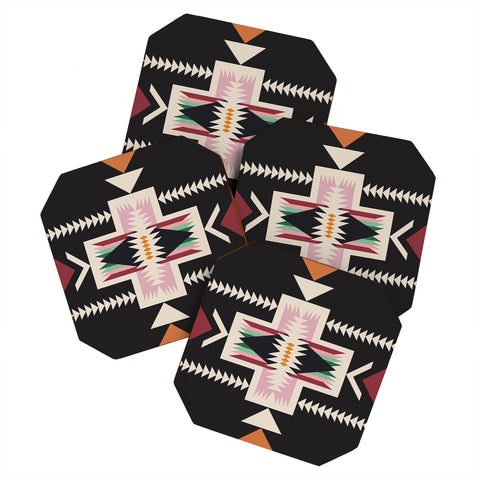 Urban Wild Studio desert pink Coaster Set