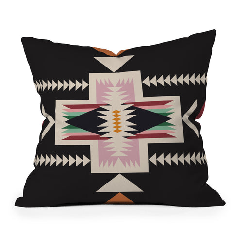 Urban Wild Studio desert pink Outdoor Throw Pillow