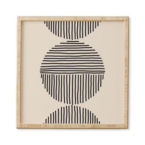 Urban Wild Studio evening lines Framed Wall Art