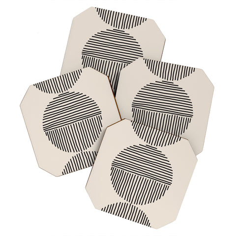 Urban Wild Studio evening lines Coaster Set