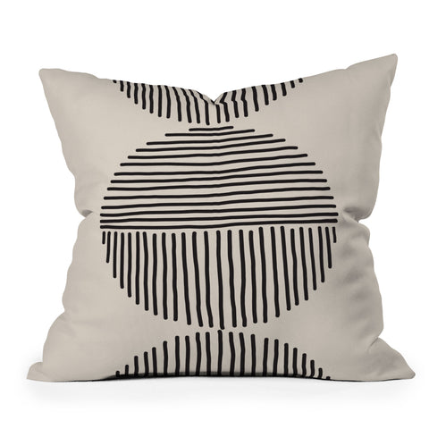 Urban Wild Studio evening lines Outdoor Throw Pillow