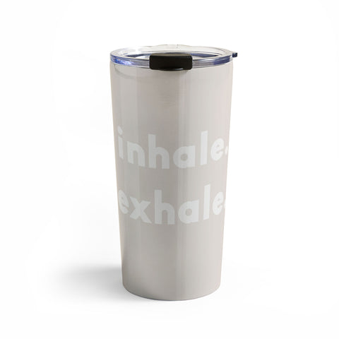 Urban Wild Studio inhale exhale blush new Travel Mug