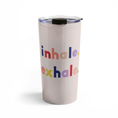 Urban Wild Studio inhale exhale multi Travel Mug